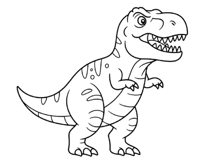 Desenhos de dinossauros para colorir - educação infantil (página 1)